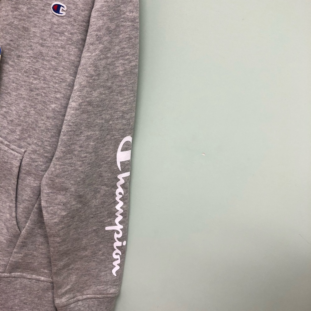 Champion | Girl's Zip Up Sweater | Grey | Size M - Picture 2 of 3
